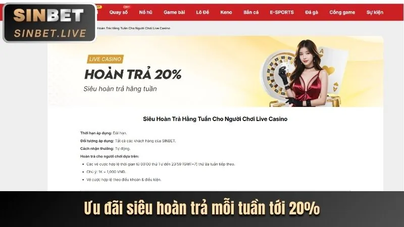 Thưởng chào mừng Qibet